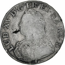 Francia, Louis XV, Écu de Béarn aux branches d'olivier, 1731, Pau, Argento