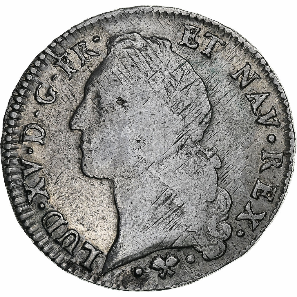 Francia, Louis XV, Écu au bandeau, 1765, Bayonne, Argento, MB, Gadoury:322