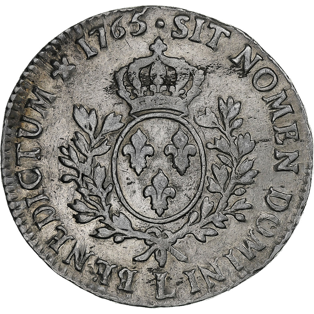 Francia, Louis XV, Écu au bandeau, 1765, Bayonne, Argento, MB, Gadoury:322