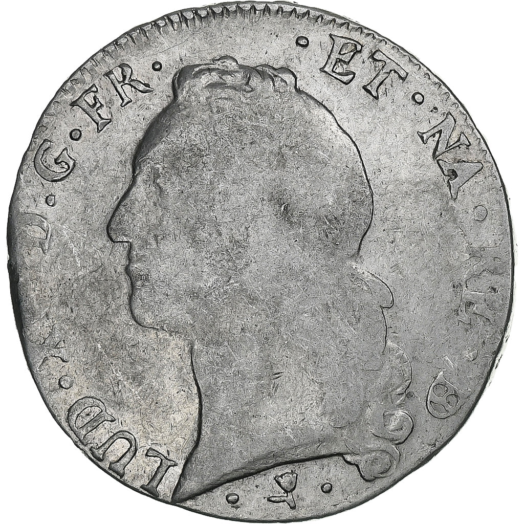 Frankreich, Louis XV, Écu de Béarn au bandeau, 1762, Pau, Silber, SGE+