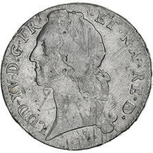 France, Louis XV, Écu de Béarn au bandeau, 1756, Pau, Silver, VF(20-25)