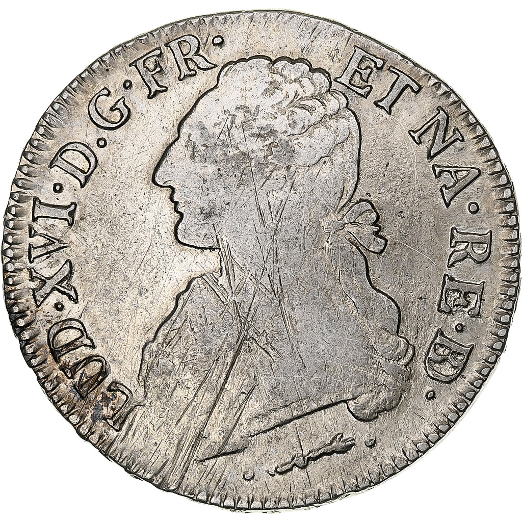 France, Louis XVI, Ecu aux branches d'olivier, 1779, Pau, Silver, VF(20-25)