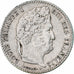 França, Louis-Philippe I, 1/4 Franc, 1832, Paris, Prata, EF(40-45), Gadoury:355