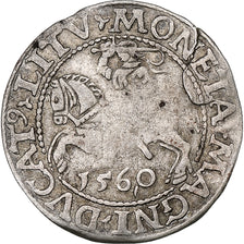 Poland, Kingdom of Poland-Lithuania, Sigismund II, 1/2 Grosz, 1560, Vilnius