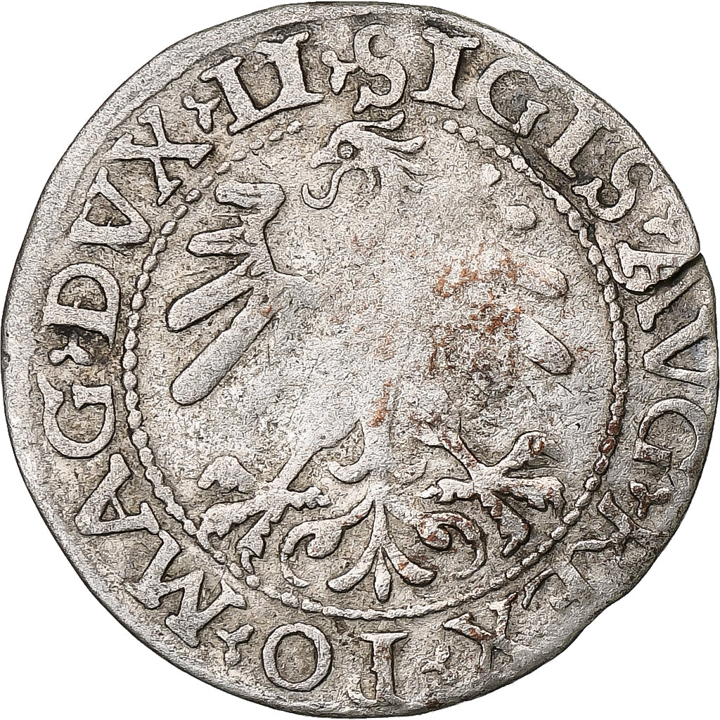 Poland, Kingdom of Poland-Lithuania, Sigismund II, 1/2 Grosz, 1560, Vilnius
