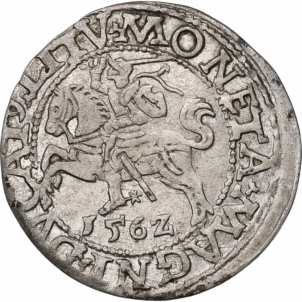 Polen, Kingdom of Poland-Lithuania, Sigismund II, 1/2 Grosz, 1562, Vilnius