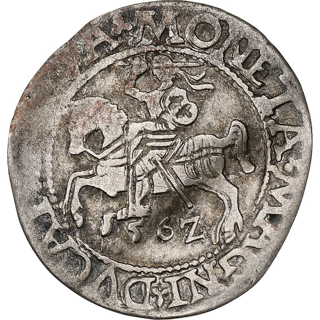 Polen, Kingdom of Poland-Lithuania, Sigismund II, 1/2 Grosz, 1562, Vilnius