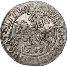 Polen, Kingdom of Poland-Lithuania, Sigismund II, 1/2 Grosz, 1548, Vilnius