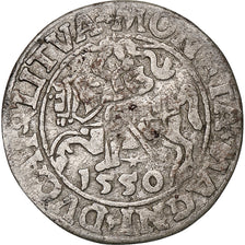 Polska, Kingdom of Poland-Lithuania, Sigismund II, 1/2 Grosz, 1550, Vilnius