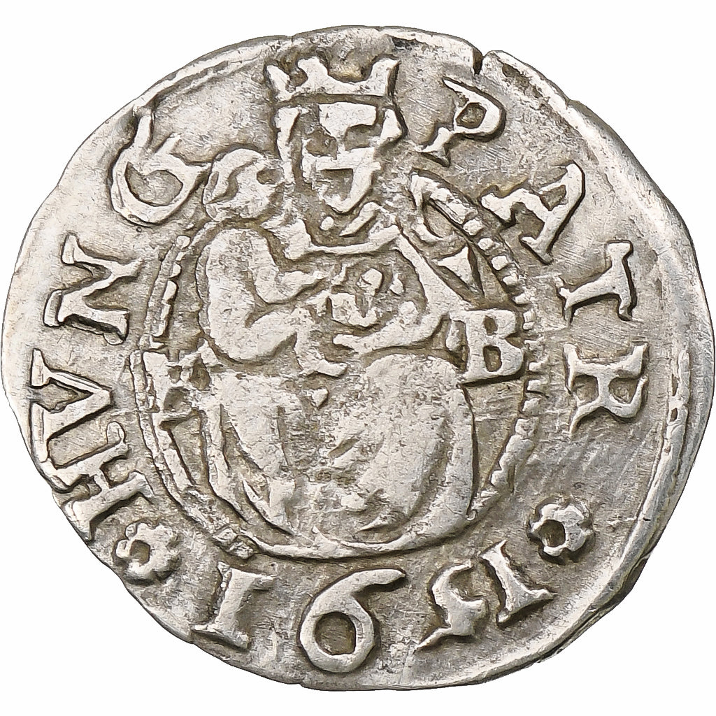 Ungarn, Kingdom of Hungary, Rudolf II, Denar, 1591, Silber, SS