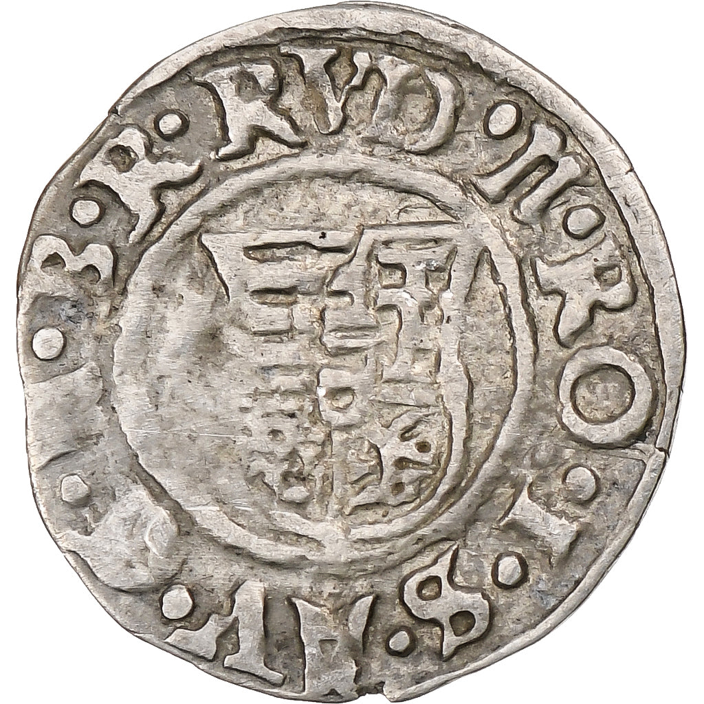 Hongrie, Kingdom of Hungary, Rudolf II, Denar, 1592, Argent, TTB