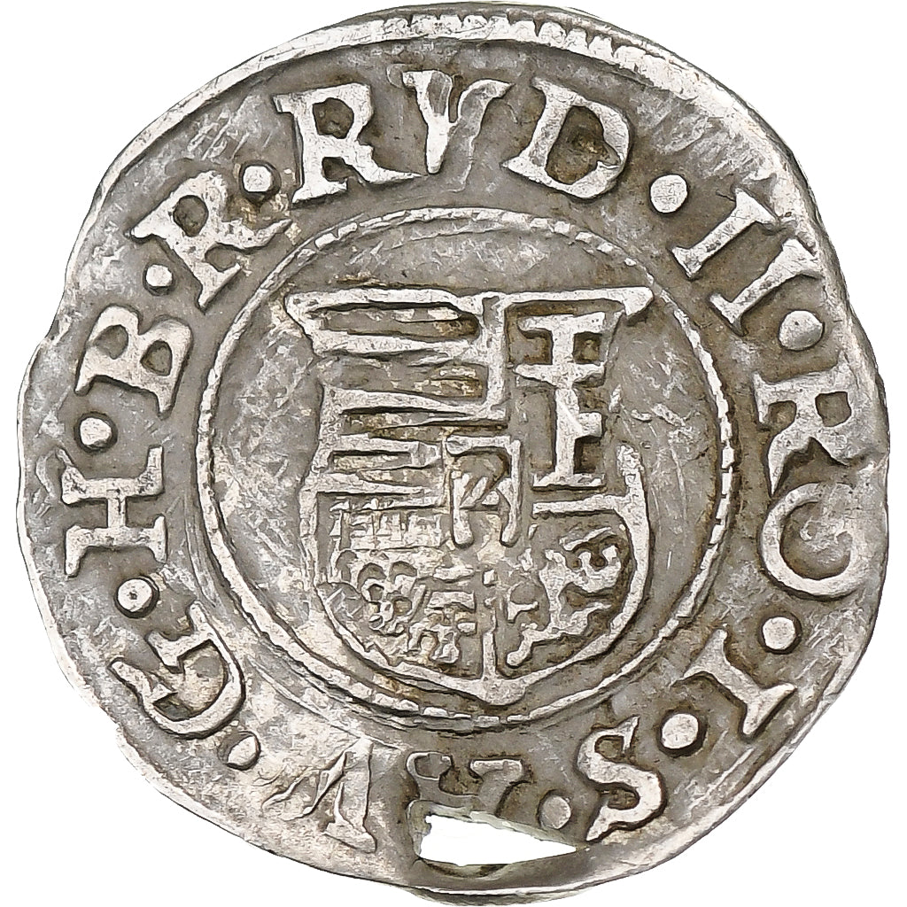 Hungary, Kingdom of Hungary, Rudolf II, Denar, 1584, Silver, EF(40-45)