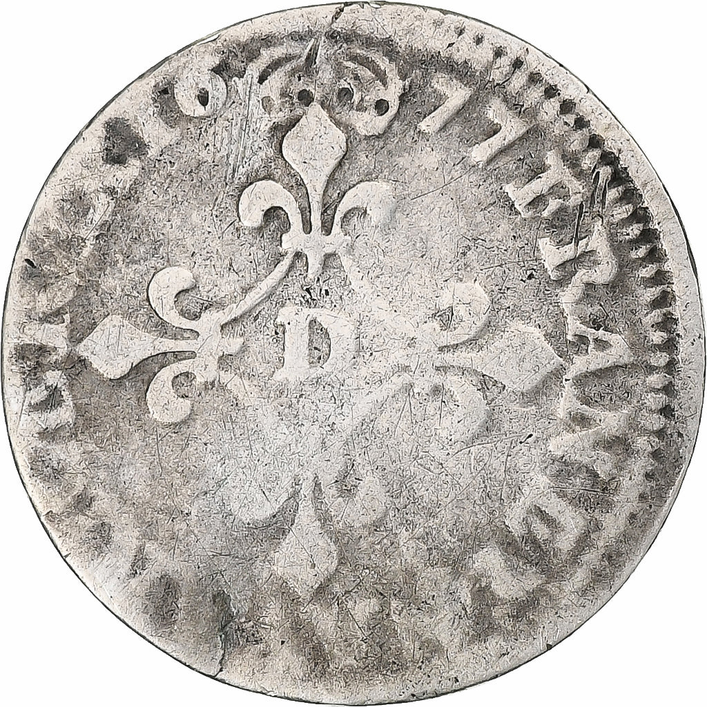 França, Louis XIV, 4 Sols des Traitants, 1677, Vimy, Prata, F(12-15)