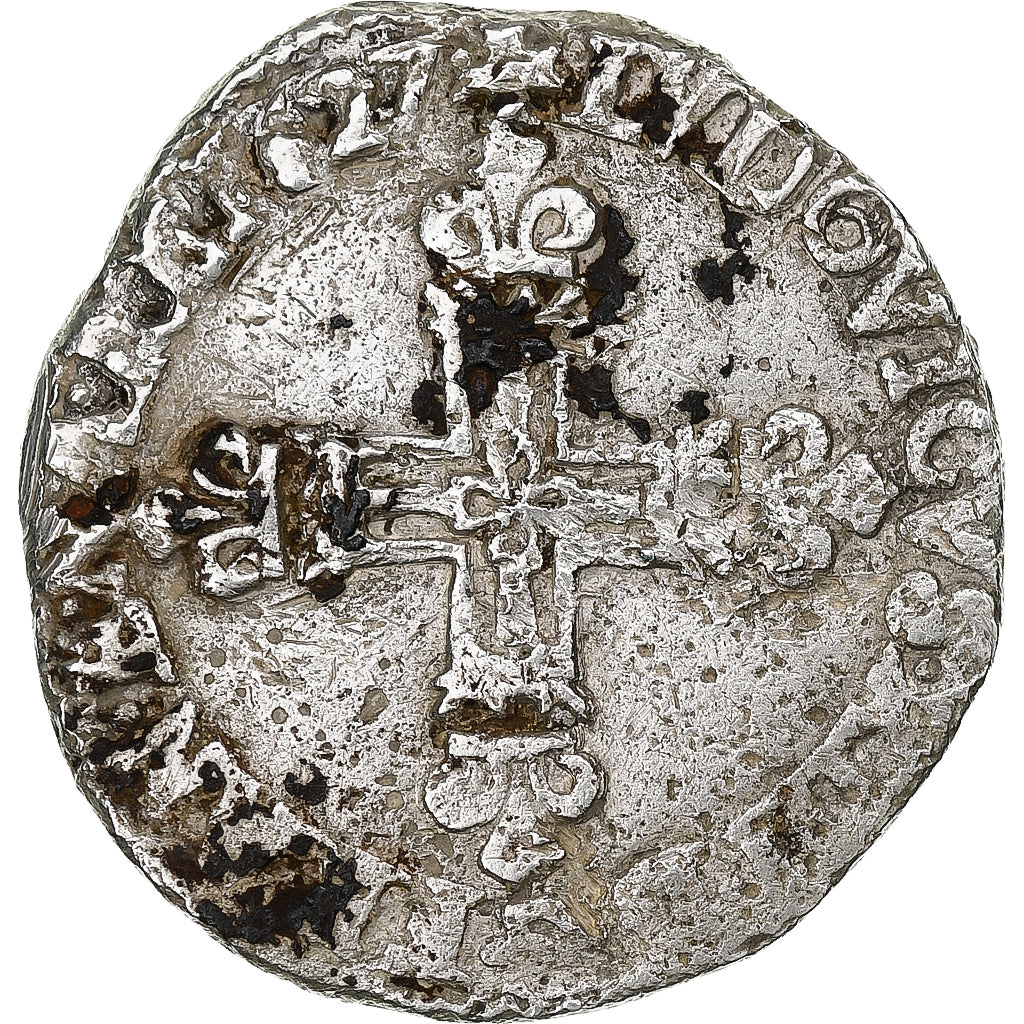Frankreich, Louis XIII, 1/4 Ecu, 1627, Bayonne, Silber, S