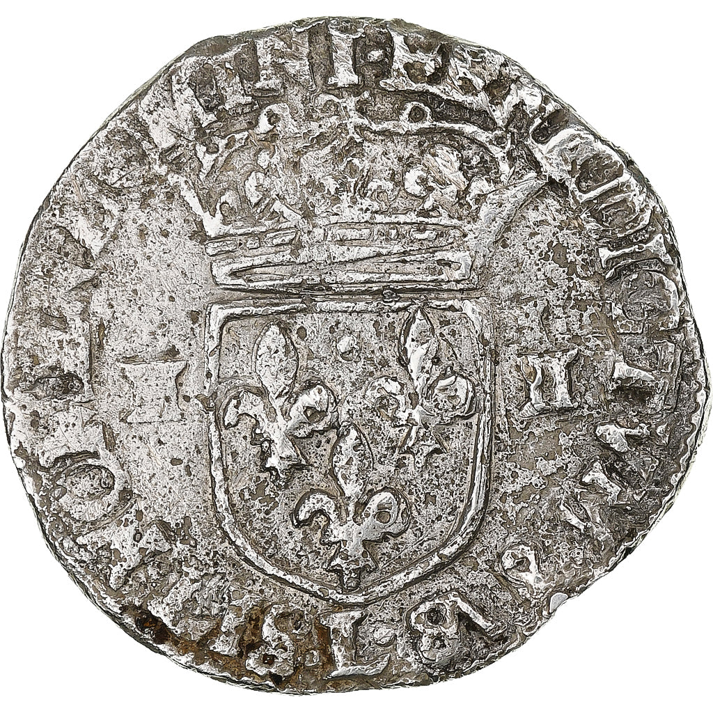 Frankreich, Louis XIII, 1/4 Ecu, 1627, Bayonne, Silber, S
