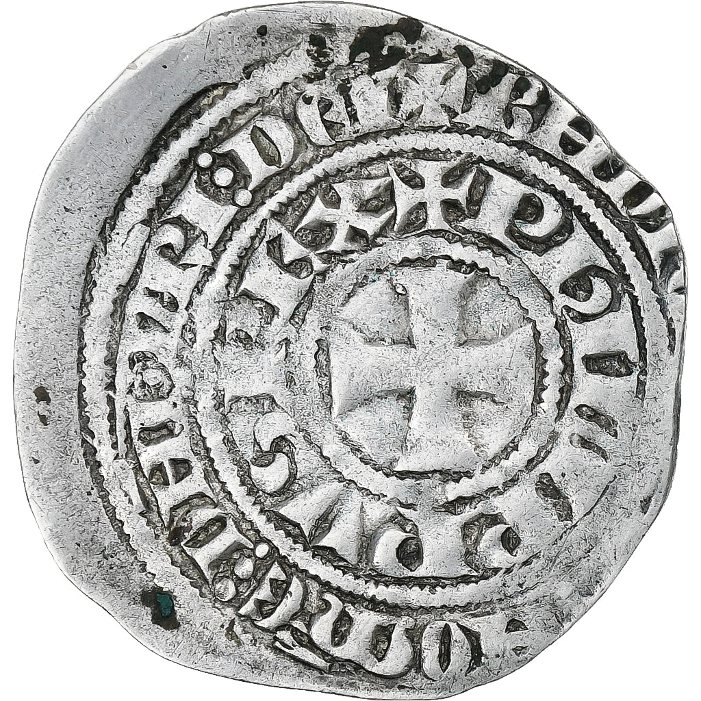 France, Philip IV, Maille Blanche, 1296-1314, Silver, VF(30-35), Duplessy:215