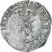 Frankreich, Charles VI, Florette, 1417-1422, Cremieu, Billon, SS+, Duplessy:387