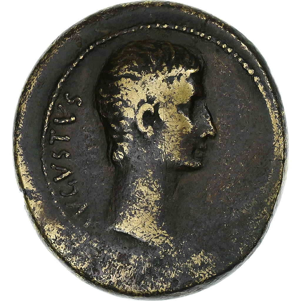 Augustus, Dupondius, 25-15 BC, Pergamon, Bronze, VF(30-35)