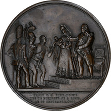 France, Medal, Présentation du Duc de Bordeaux, 1821, Bronze, Gaunois, MS(63)