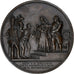France, Medal, Présentation du Duc de Bordeaux, 1821, Bronze, Gaunois, MS(63)
