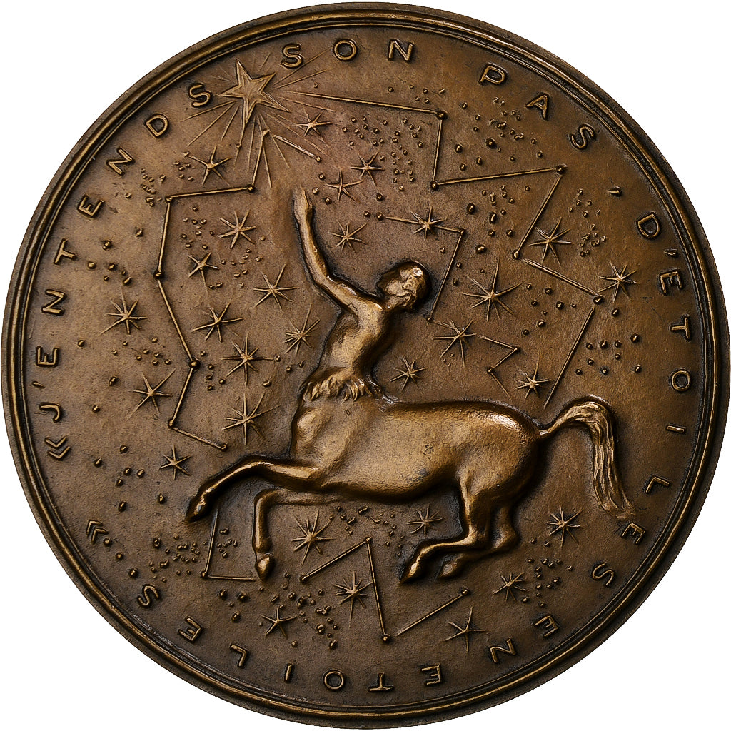 France, Medal, Hommage à Jean de la Varende, n.d., Bronze, MS(60-62)