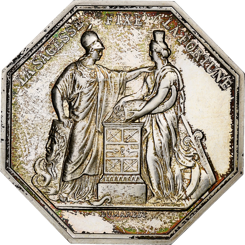 França, medalha, Banque de France, An VIII, 2000, Prata, Nova cunhagem