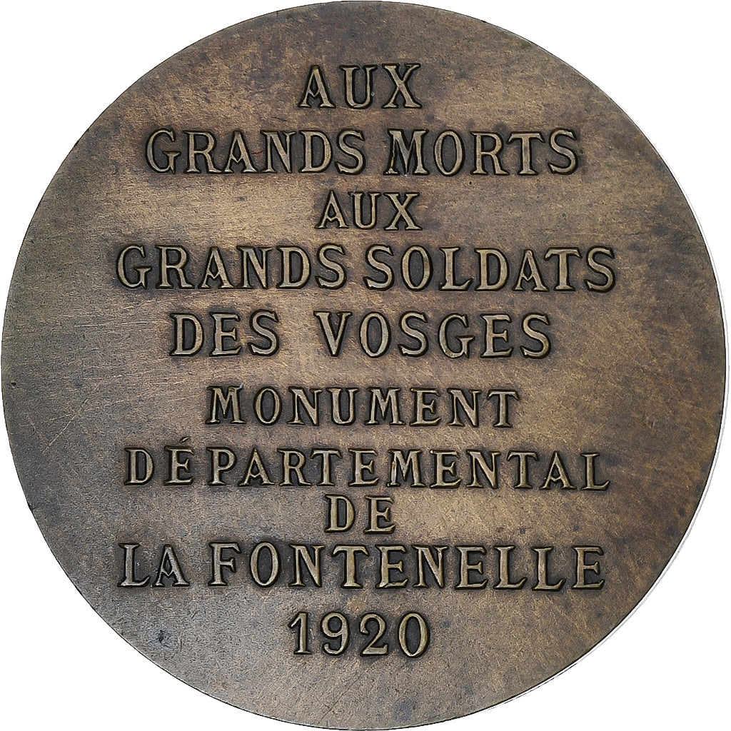 France, Médaille, Hommage aux Soldats des Vosges, Monument de la Fontenelle