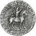 Indo-Scythian Kingdom, Azes, Drachm, ca. 58-12 BC, Silver, AU(50-53)