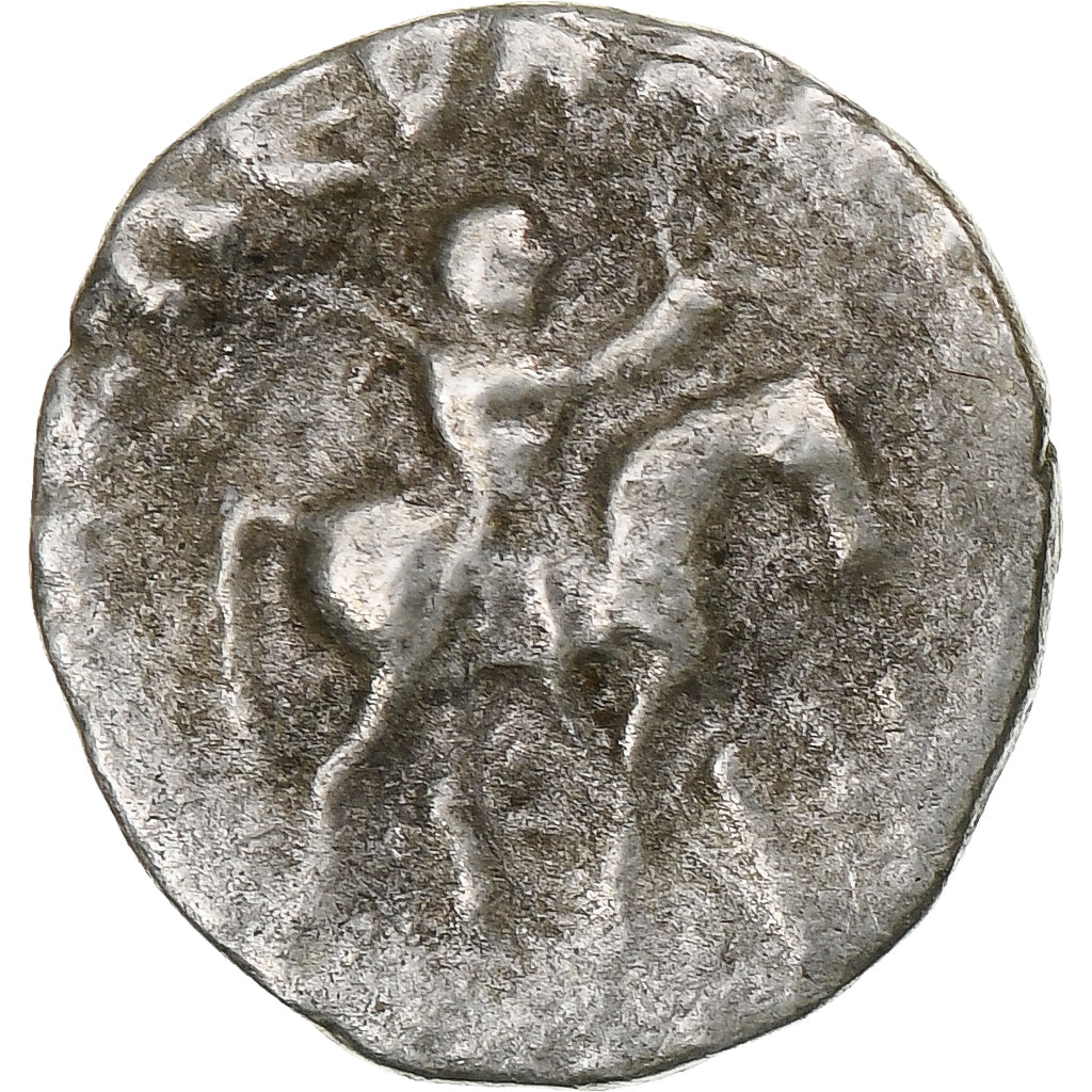 Indo-Scythian Kingdom, Azes I, Drachm, ca. 58-12 BC, Taxila, Argento, MB+