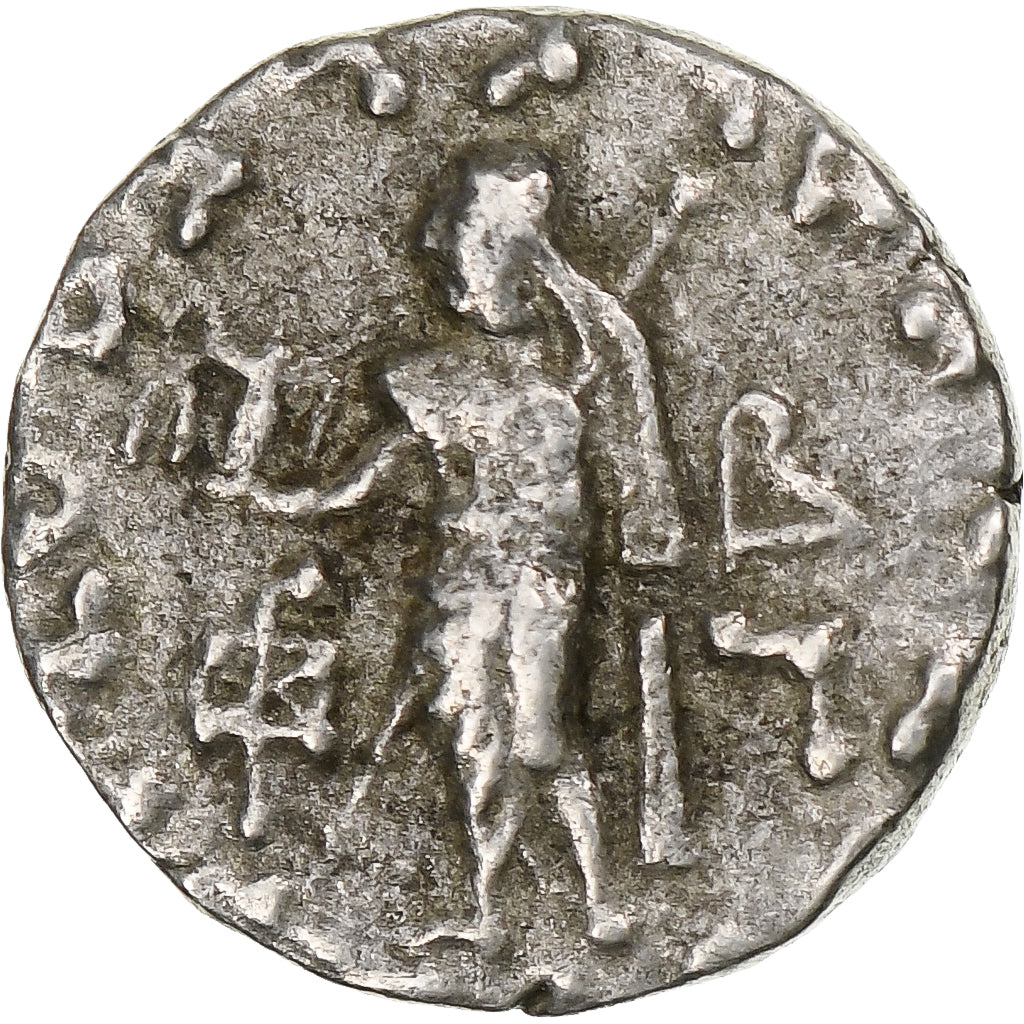 Indo-Scythian Kingdom, Azes I, Drachm, ca. 58-12 BC, Taxila, Silver, EF(40-45)