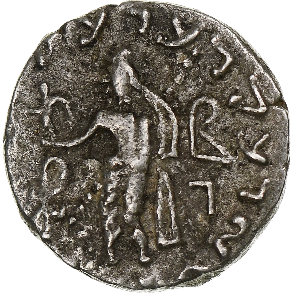 Indo-Scythian Kingdom, Azes I, Drachm, ca. 58-12 BC, Taxila, Argento, BB