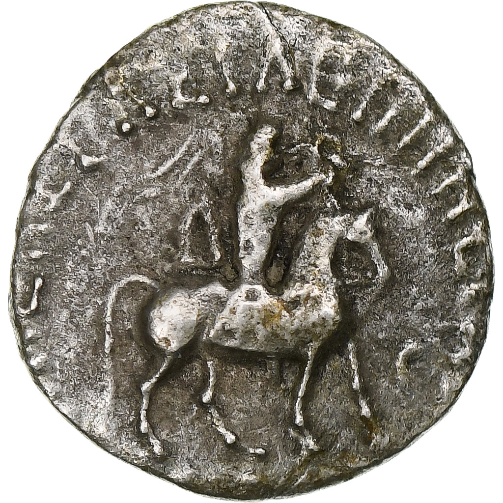 Indo-Scythian Kingdom, Azes I, Drachm, ca. 58-12 BC, Taxila, Argento, BB