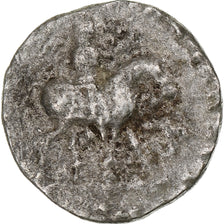 Indo-Scythian Kingdom, Azes I, Drachm, ca. 58-12 BC, Taxila, Silver, EF(40-45)