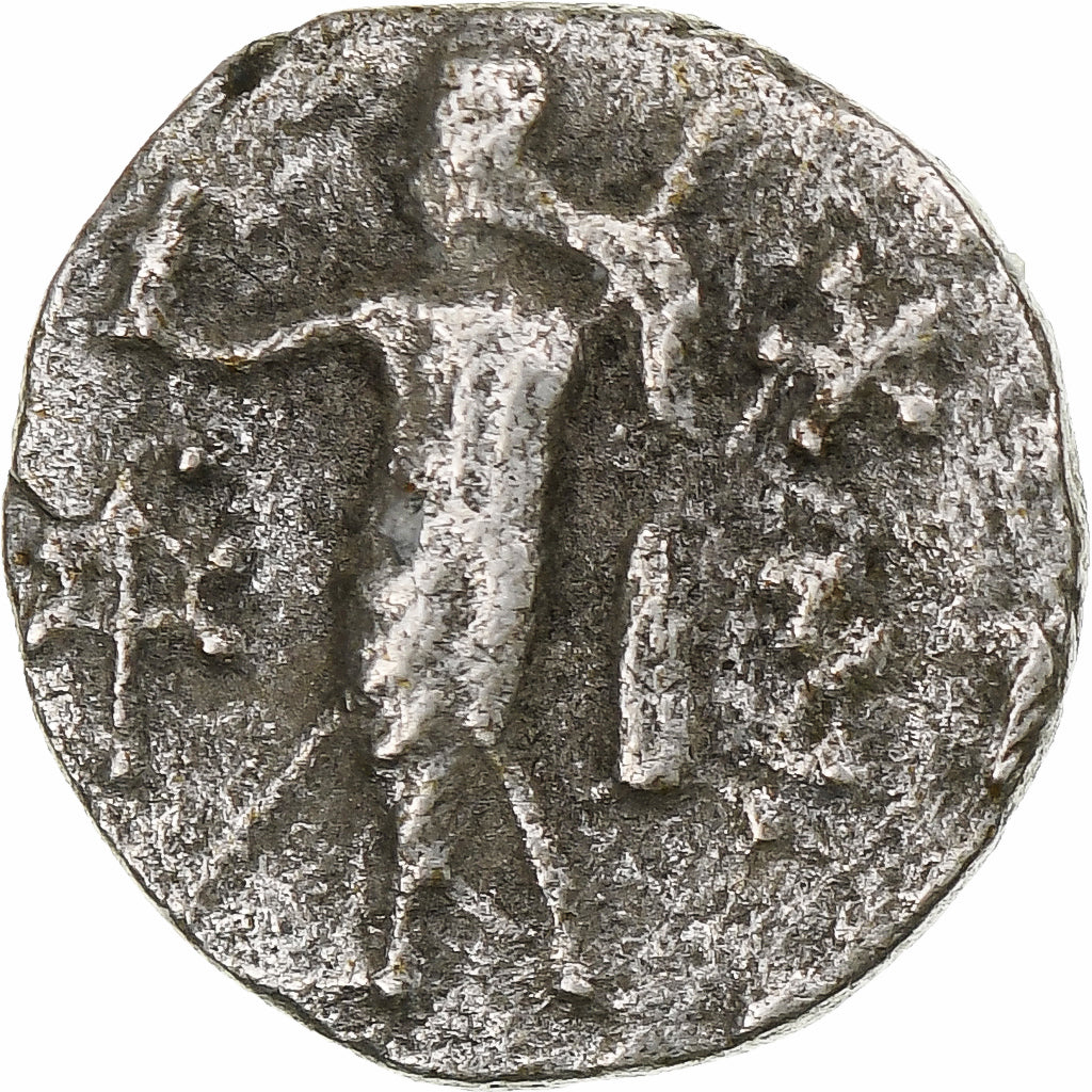 Indo-Scythian Kingdom, Azes I, Drachm, ca. 58-12 BC, Taxila, Argento, BB