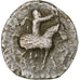 Indo-Scythian Kingdom, Azes I, Drachm, ca. 58-12 BC, Taxila, Silver, EF(40-45)