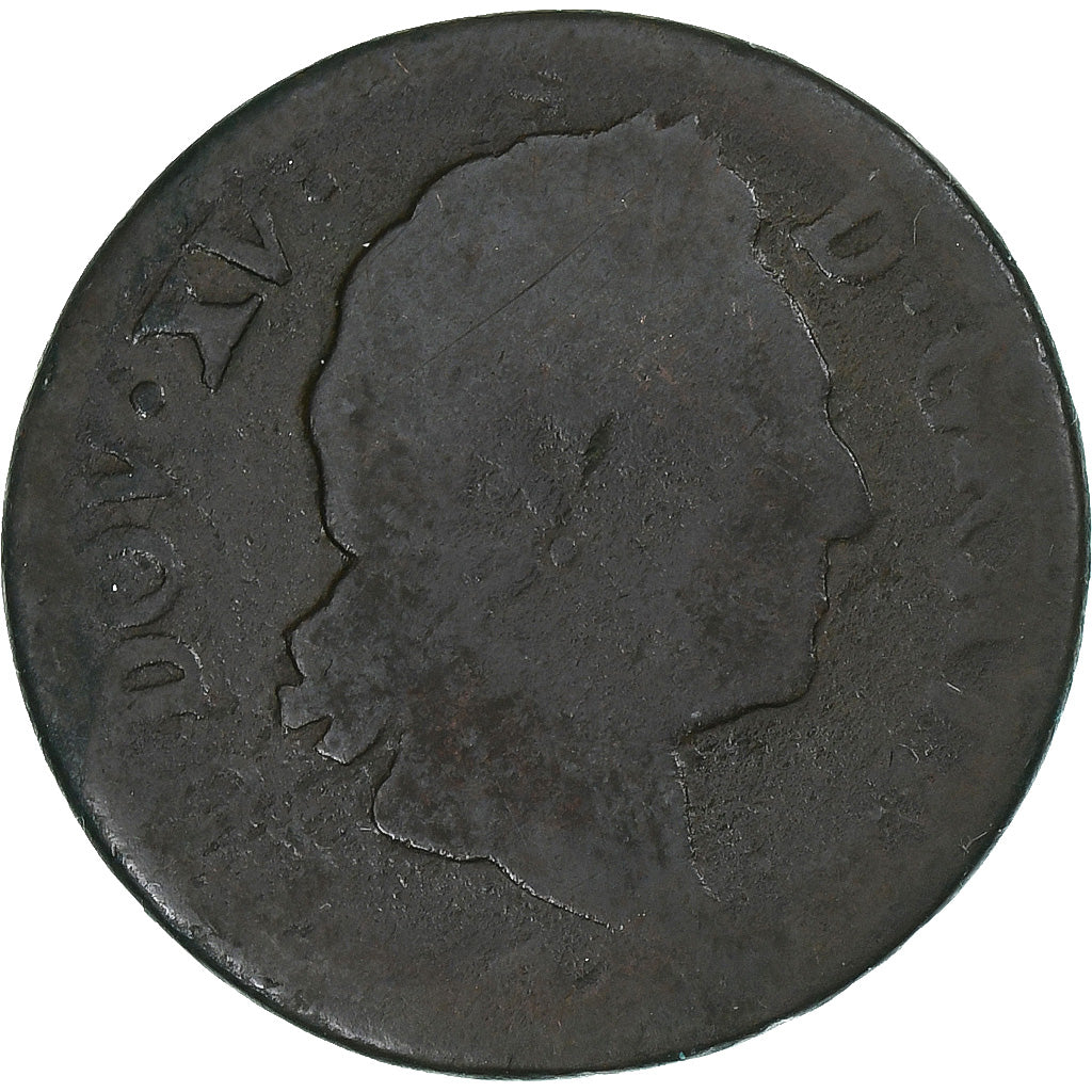 Frankreich, Louis XV, 1/2 Sol, 177[?], Lille, Kupfer, SGE, Gadoury:275