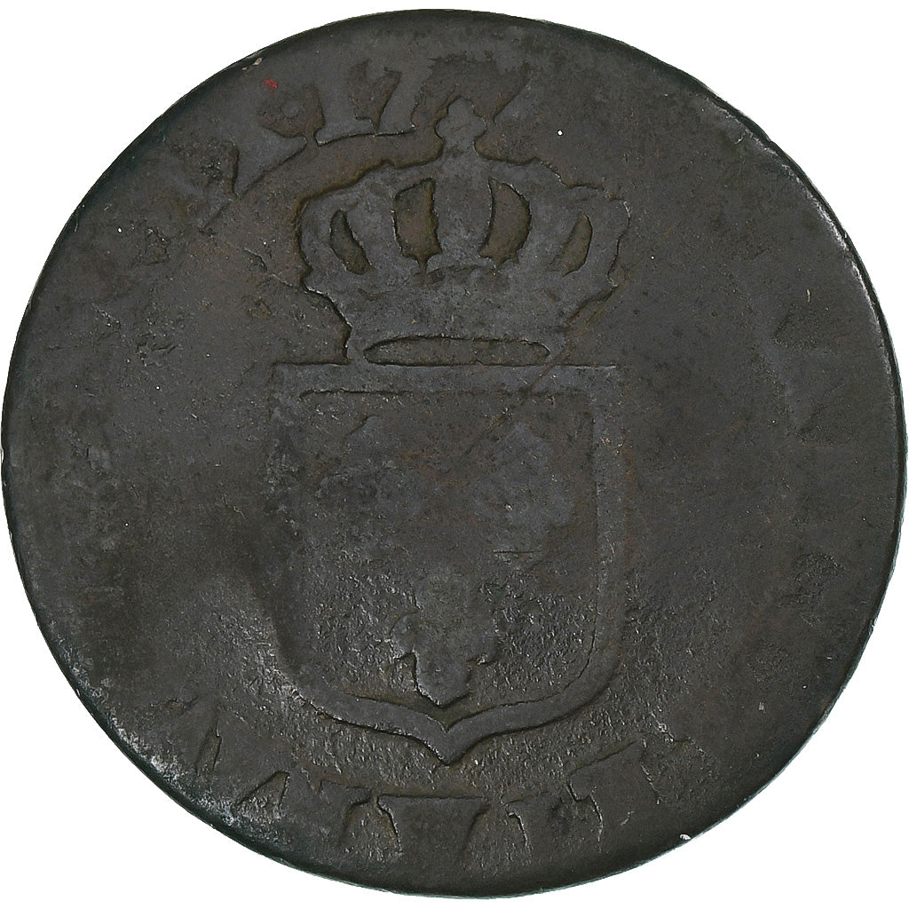 Frankreich, Louis XV, 1/2 Sol, 177[?], Lille, Kupfer, SGE, Gadoury:275