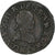 Francia, Louis XIII, Double Tournois, 1619, Bordeaux, Cobre, BC+, CGKL:276