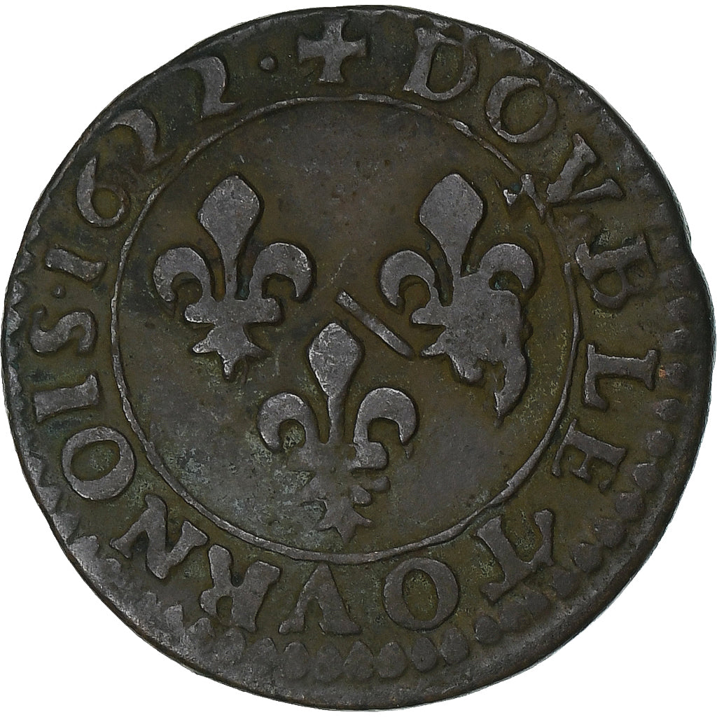 Principato di Dombes, Marie de Montpensier, Double Tournois, 1622, Trévoux