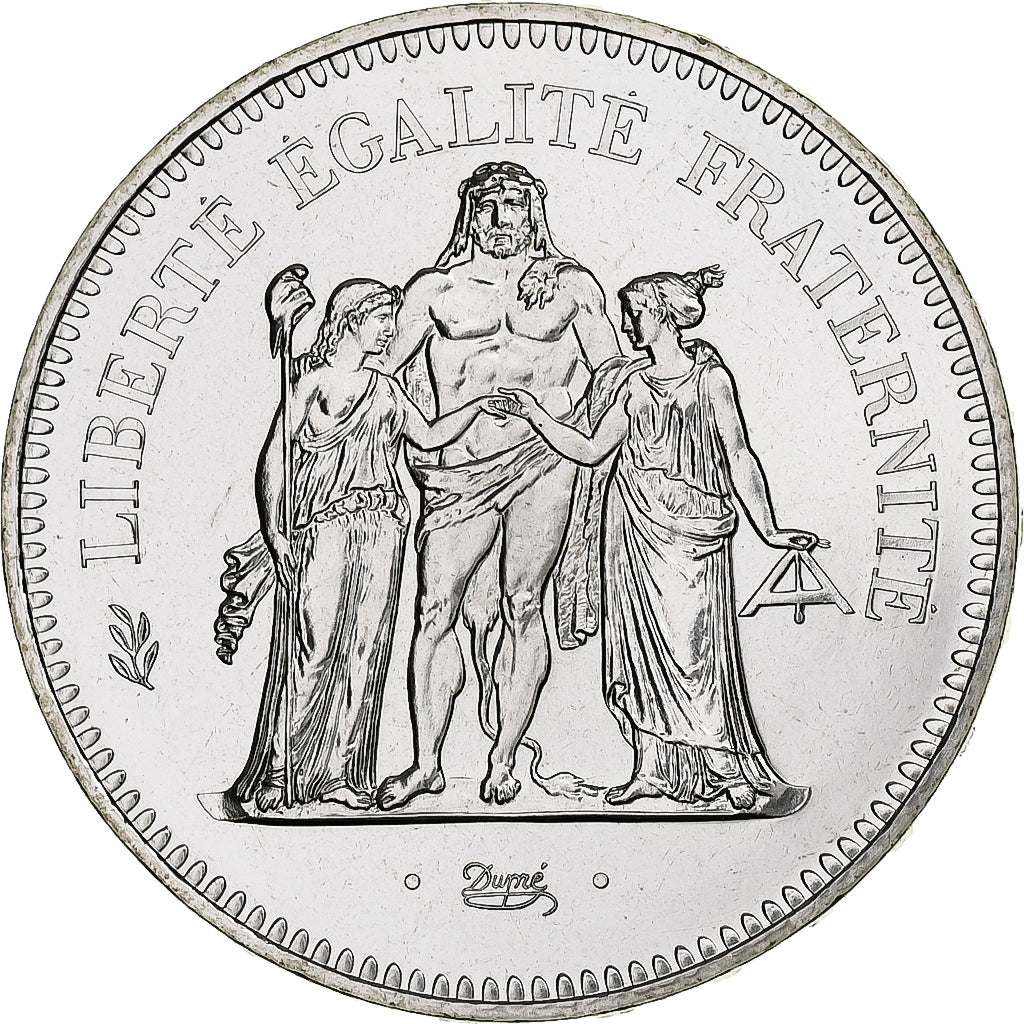 France, 50 Francs, Hercule, 1980, Paris, série FDC, Silver, MS(65-70)
