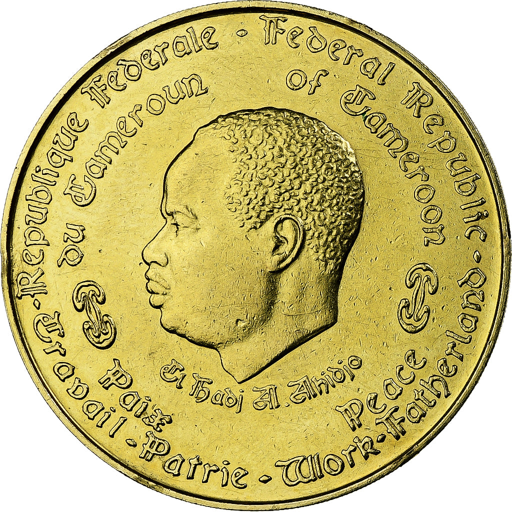 Cameroon, 10000 Francs, 10th Ann. of Independence, 1970, Monnaie de Paris, Gold