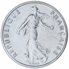 France, 1/2 Franc, Semeuse, 1975, MDP, Piéfort, Silver, MS(65-70)
