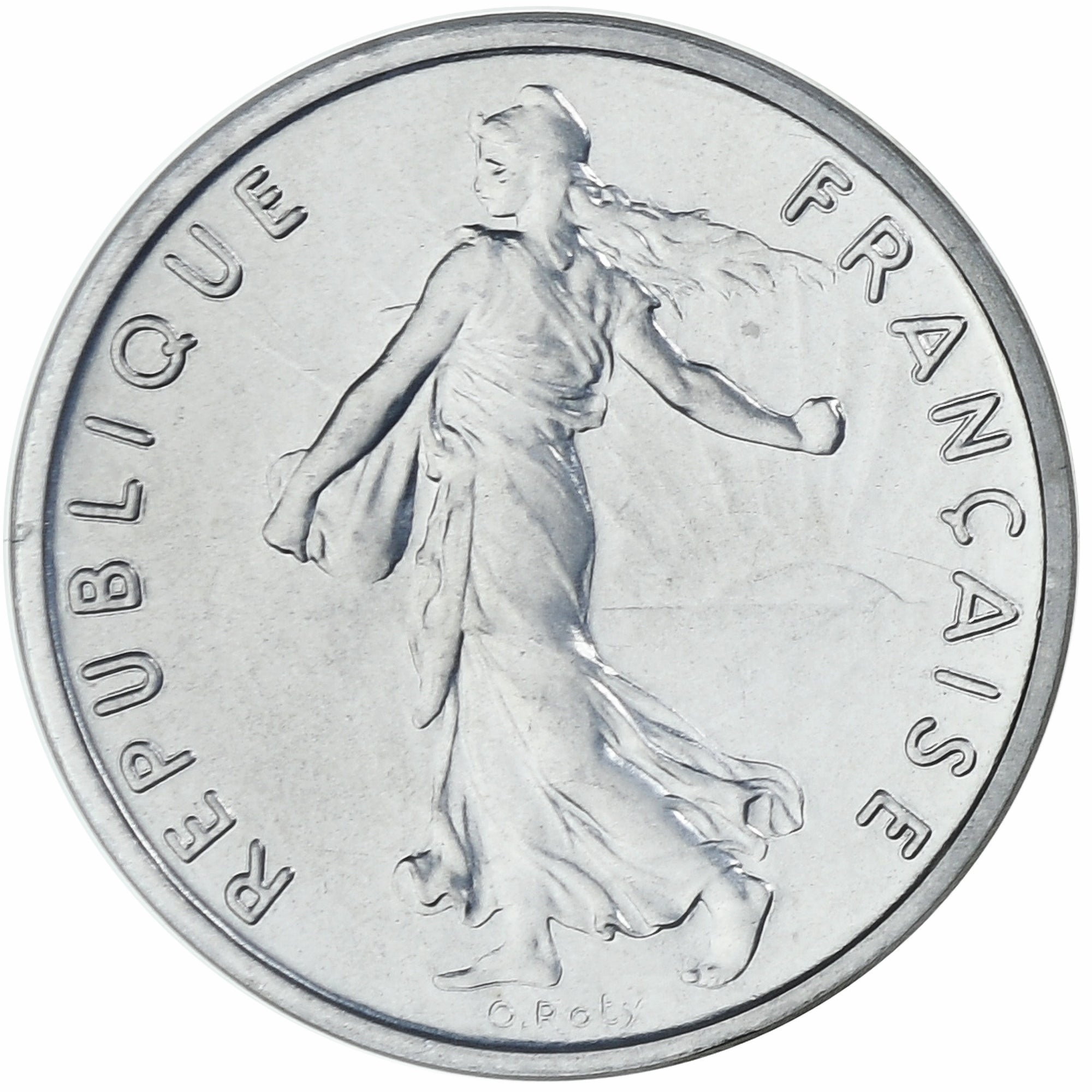 France, 1/2 Franc, Semeuse, 1973, MDP, Piéfort, Nickel, FDC, Gadoury:91.P1