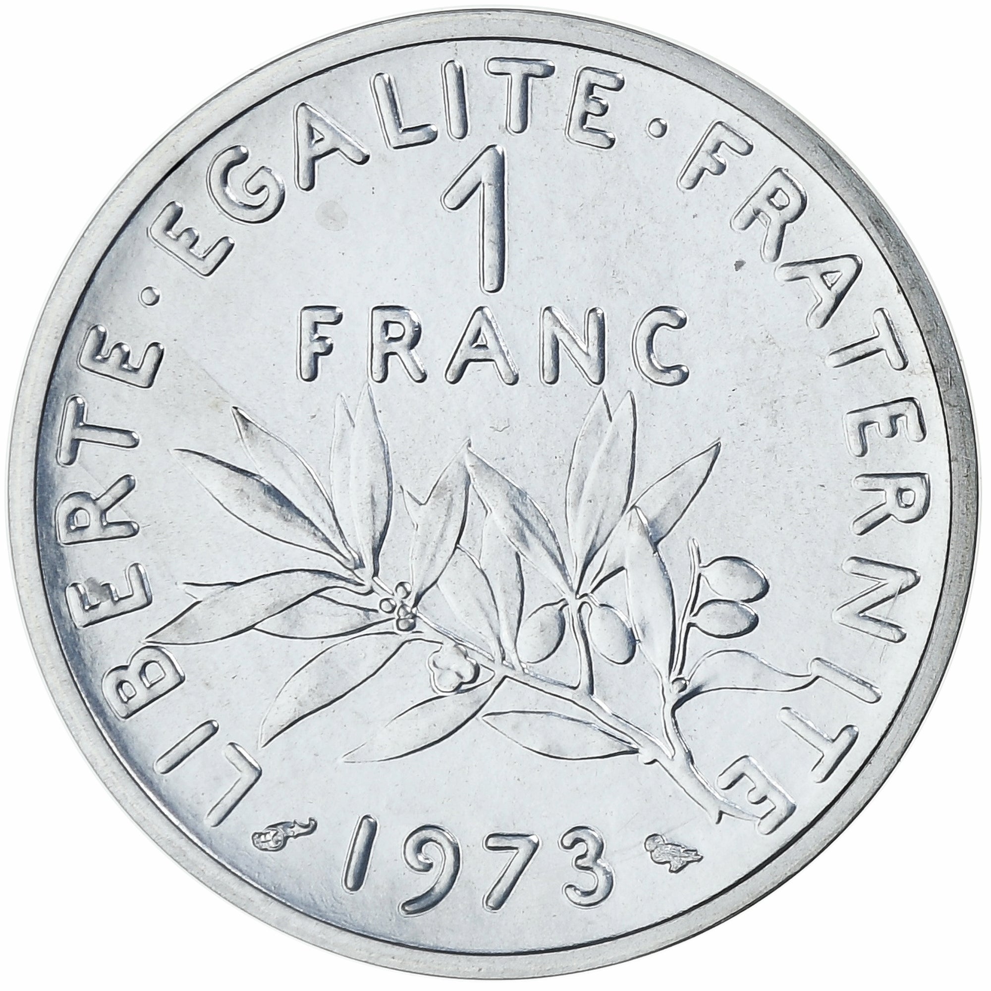 France, 1 Franc, Semeuse, 1973, MDP, Piéfort, Nickel, FDC, Gadoury:104.P1