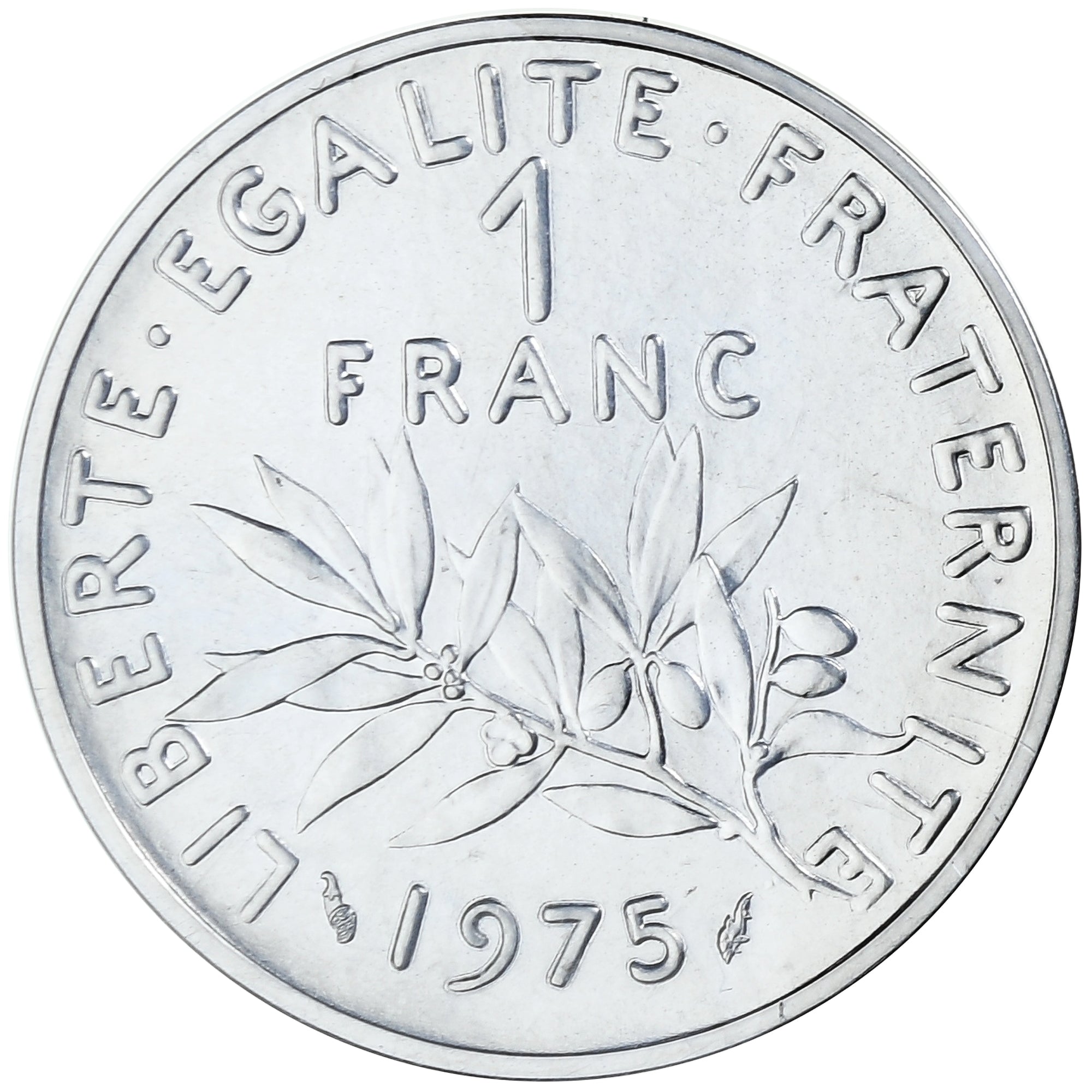 France, 1 Franc, Semeuse, 1975, MDP, Piéfort, Nickel, FDC, Gadoury:104.P1