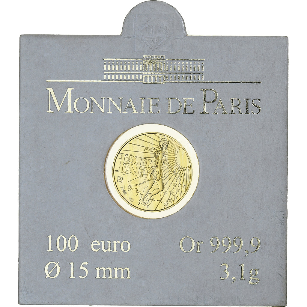France, 100 Euro, Semeuse, 2008, MDP, Gold, MS(65-70)