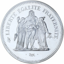 Francia, 50 Francs, Hercule, 1977, MDP, Piéfort, Argento, FDC, Gadoury:223.P1