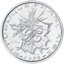 France, 10 Francs, Mathieu, 1975, MDP, Piéfort, Silver, MS(65-70)