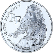 France, 100 Francs, L'Infante Marie-Marguerite, 1993, MDP, BE, Silver, MS(65-70)