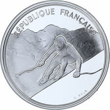 Francia, 100 Francs, 1992 Olympics, Albertville, Alpine Skiing, 1989, MDP, BE